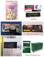 Bolsa de Embalaje de Tabaco al por Mayor, Bolsa con Cierre Hermético, a Prueba de Humedad, con Barrera Termosellable, Bolsa Personalizada para Tabaco de Liar