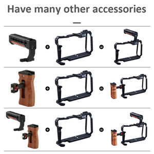 Gabbia per fotocamera DSLR per fotocamera fotografica all'ingrosso per BMPCC 6K PRO Protect per fotocamera Dslr Black <span class=keywords><strong>Magic</strong></span> - Product Image 6