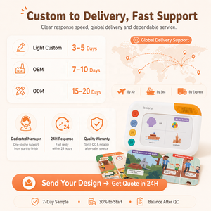 Tarjetas de Memoria <span class=keywords><strong>Interactivas</strong></span> Personalizadas para Niños ZN30, Juguete de Aprendizaje Bilingüe, 200 Tarjetas, Más de 1000 Ejercicios, OEM ODM, PP/Tela No Tejida - Product Image 6