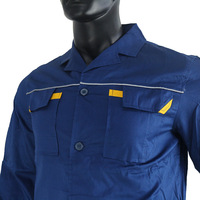 Combinaison de soudage en coton à manches longues pour hommes légers pour le printemps automne vêtements de travail de sécurité Top Performer pour les mécaniciens de Protection du travail