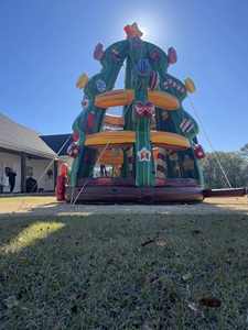 Desain baru raksasa komersial tiup pohon Natal Bouncing rumah Natal Bouncing memantul Kastil pantul untuk anak-anak - Product Image 5