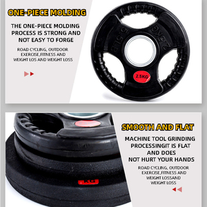 Set <span class=keywords><strong>di</strong></span> piastre per allenamento in acciaio in ghisa per palestra, - Product Image 6