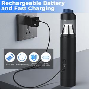 Aspirateur de voiture portable sans fil 3-en-1 avec logo personnalisé, moteur 75000 tr/min, aspirateur à main et souffleur d'air haute puissance 12000PA - Product Image 5