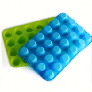 Molde para Pastel Redondo de 24 Cavidades, Ecológico, Muestra Gratuita de Fábrica, Moldes de Silicona para Velas, Moldes para Hacer Jabón, OEM/ODM - Product Image 3