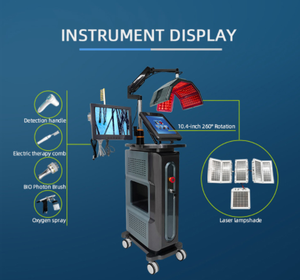 Máquina de Terapia Capilar 5 en 1 Avanzada para el Crecimiento del Cabello, Análisis Capilar y Tratamiento de la Caída del Cabello - Product Image 6
