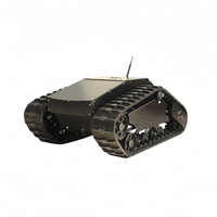 Châssis de robot électrique sur chenilles télécommandé pour détecteur de gaz et capteur environnemental, plateforme mini-robotisée UGV
