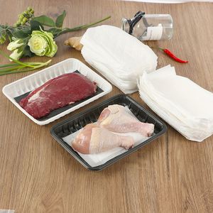 Food Grade Eco-friendly 60ml/pcs Disposable Absorbent Paper Soaker Adsorption Pad 170x100mm Meat Water <b>Packaging</b> <b>Printing</b> - Product Image 1