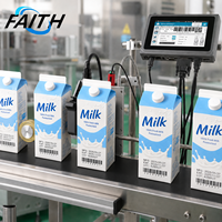 Impresora de Inyección de Tinta en Línea TIJ Automática Faith de 12.7/25.4 mm para Codificación de Empaques de Alimentos