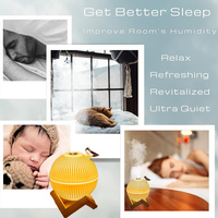 Portable USB 330ml humidificateurs à brume fraîche lumière colorée Mini 3d lampe de lune ultrasons maison chambre humidificateur d'air humidificateur d'alouette