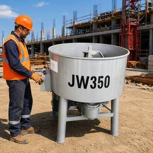 Mezcladora de Concreto Eléctrica JW350 de 350L y 4kW, Mezcladora de Cemento Portátil para Bloques, Ladrillos y Pequeñas Construcciones - Product Image 3