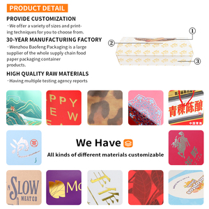 Scatola personalizzata per Hot Dog Kraft carta usa e getta vassoio per Hot Dog cibo <span class=keywords><strong>da</strong></span> <span class=keywords><strong>asporto</strong></span> con stampa Logo per Snack Bar - Product Image 5