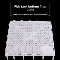 Aquarium-Bodenfilterplatte - Anti-Airlift-Verbindungsplatte für Fischbecken-Wasserfiltration