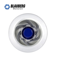 Ventilateur centrifuge Blauberg DC avec protection IP55, 24V, garantie de 2 ans pour les systèmes de conduits d'air haute pression et d'évacuation