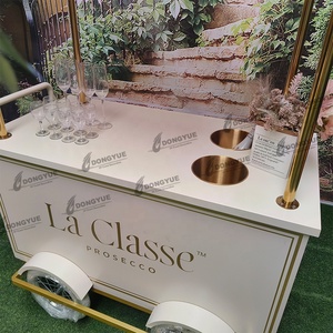Chariot à bonbons portable personnalisé, chariot à champagne <span class=keywords><strong>pliable</strong></span> pour mariages, anniversaires, fêtes, accessoires d'événements - Product Image 6