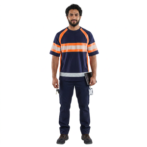 Camisetas de Trabajo de Alta Visibilidad 2025, Cómodas y de Secado Rápido, Alta Calidad, Venta al Por Mayor de Fábrica, el Mejor Diseño, Camisetas de Alta Visibilidad para Hombre en Oferta - Product Image 1
