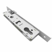 Plaque de serrure à mortaise en fer chromé 8530, vente directe usine, avec loquet en alliage de zinc pour ensemble de serrure de porte à tirer