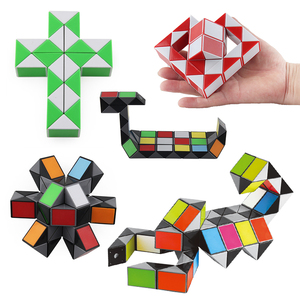 Regla Mágica, Juguete Educativo, Serpientes Mágicas Coloridas, Kit de Juego de Habilidad Práctica, Cubo Regla - Product Image 1