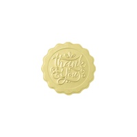 Enveloppe en papier doré et argenté, emballage cadeau, autocollants adhésifs, sceau de cire vintage européen fait main FKT002 Yiwu Zhejiang