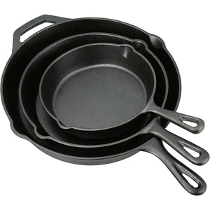 Set di Padelle in Ghisa Pretrattate per Cucina, Pentole e Utensili da Cucina Antiaderenti - Product Image 3