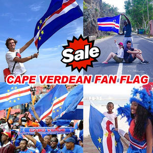 Drapeau <span class=keywords><strong>du</strong></span> Cap-Vert 3*5 pieds en polyester épaissi, drapeau <span class=keywords><strong>du</strong></span> Cap-Vert pour la <span class=keywords><strong>Coupe</strong></span> <span class=keywords><strong>du</strong></span> <span class=keywords><strong>Monde</strong></span> de football - Product Image 2