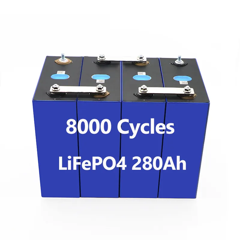 학년 A 8000 사이클 Lifepo4 280Ah 3.2V 셀 Lifepo4 에너지 저장 배터리 용 철 인산염 배터리