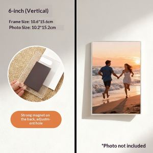 Autocollant magnétique transparent pour réfrigérateur, mini cadre photo en acrylique pour affichage Polaroid - Product Image 4