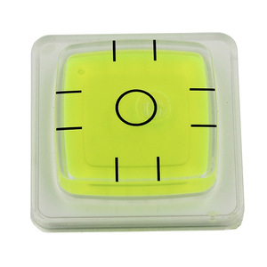 Nivel de burbuja cuadrado de acrílico verde 45x45x12mm para medición de nivelación de vehículos - Product Image 5