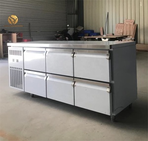 Refrigerador comercial banco de trabajo <span class=keywords><strong>restaurante</strong></span> Bar refrigerador debajo del mostrador cajón enfriador de almacenamiento - Product Image 2