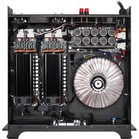 NUOXUN LA104 4 Kanal 1000WX4 Penguat Daya Profesional 2U Sasis Logam Audio Stereo untuk Suara Surround
