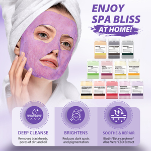 Mascarilla Facial de Goma Tipo Jalea Hidratante de Vampiro con Oro de 24K, Menta, Manzanilla y Carbón de Bambú en Polvo - Product Image 5