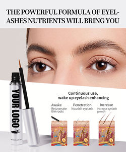 オーガニックナチュラルアイブロウラッシュコンディショナー栽培液体ブーストエンハンサー成長血清プライベートラベルまつげ成長血清 - Product Image 2