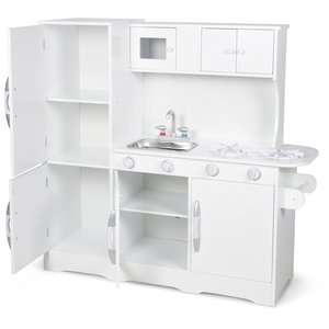 Giocattolo per bambini little chef cooking pretend giocattoli in legno bianco set da gioco da cucina giocattoli da cucina