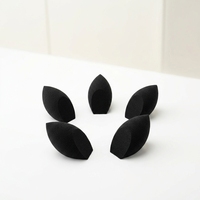 Éponge de maquillage lavable personnalisée OEM à trois coupes, applicateur de fond de teint cosmétique, houppette douce avec logo personnalisé