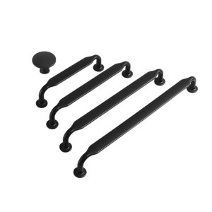 Zinc Alloy Contemporary Wardrobe Door Drawer Handles Cabinet <b>Dresser</b> Furniture Handles with Antirust Feature <b>for</b> Kitchen Bedroom - Product Image 3