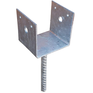 Hình Chữ U Mạ Kẽm Nóng Sâu Giàn Khoan Sàn Bài Cơ Sở Heavy Duty Bê Tông Bài Neo 4X4 Bài Cơ Sở - Product Image 2