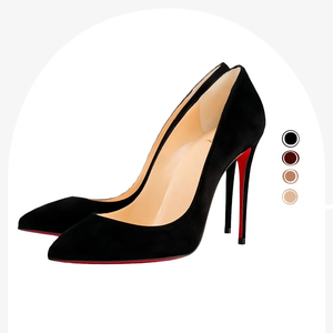 Escarpins de créateur <span class=keywords><strong>en</strong></span> cuir verni à semelle rouge, à bout pointu, à talons hauts, pour <span class=keywords><strong>femme</strong></span>, pour le bureau, décontractés, soirée, fête, formels - Product Image 1