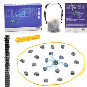 Magnetic <b>Chess</b> Game Multiplayer Strategy Battle <b>Chess</b> Game for Adults Family Interactive Games Travel Toys with 20 24 32 Stones - Product Image 3