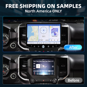 Reproductor de DVD Snapdragon 665 de 11.5 Pulgadas con Pantalla de Radio QLED 2K, 8+<span class=keywords><strong>256G</strong></span>, GPS, Navegación, DSP, CarPlay Inalámbrico y Estéreo para Dodge Ram 2019-2023 - Product Image 1