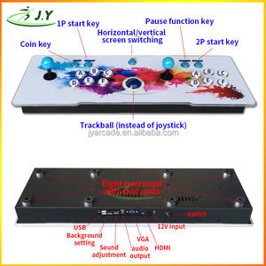 JY Pandora SAGA DX Plus 516 + 3000 en 1, machine de jeu d'arcade avec trackball, jeu de vol, console de jeu d'arcade <span class=keywords><strong>rétro</strong></span> classique - Product Image 2