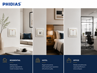 Enchufe de Pared Monopolar Eléctrico de Grado Comercial para la UE, Borde/Anillo Dorado, PC 10A 16A 250V, Certificado CE, para Uso en Oficinas y Residencias