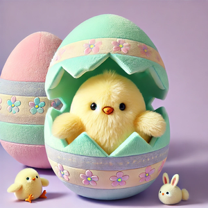 Custom Festive <strong>Easter</strong> <strong>Chick</strong> and Egg Plush Toys Cute Soft <strong>Easter</strong> Stuffed Toys for Kids - Product Image 4