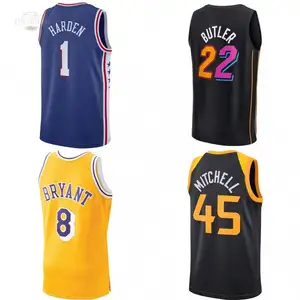 Drop Verzending Hoge Kwaliteit Custom Basketball Jersey Voor 30 Teams Sublimatie Jerseys