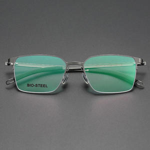 Oscare Gafas de Metal Retro de Diseñador de Lujo de Alta Gama, Lentes Clásicas Antiluz Azul, Monturas de Gafas para Hombre, 2017 - Product Image 1