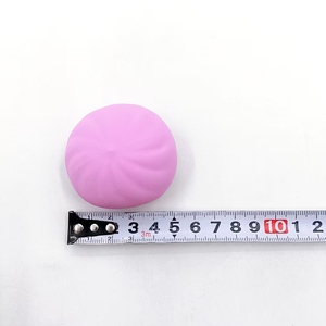 New Arrival Promotional Toy Cute Dumpling Bun Squishy Stress Ball Smile Face Steamed Bun 4pcs Set <b>Fidget</b> Toy with Steamer - Product Image 5