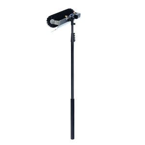 Telescopic Rotary Roller <b>Brush</b> with Nylon Bristles for Solar Panel Cleaning Waterproof Water Flow-Through System - Product Image 1
