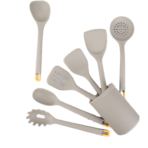 ชุดอุปกรณ์ครัวซิลิโคนแบบยั่งยืน 11 ชิ้น ขายส่ง ทนความร้อนสูง ใช้กับเครื่องล้างจานได้ อุปกรณ์ทำอาหารสำหรับใช้ในบ้าน - Product Image 1