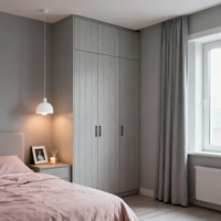 Porte en bois mélaminé moderne et écologique, panneau MDF 18 mm, vente en gros d'usine pour portes intérieures de chambre à coucher