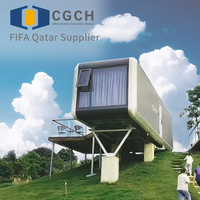 CGCH M3 akıllı çıkarılabilir evler prefabrik kapsül ev banyo Sunshine odası AI ses kontrolü ile minik villa