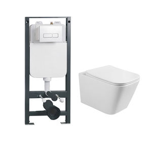 Sedile WC in ceramica di alta qualità con tazza a brida e sedile standard UF, senza cassetta di scarico nascosta, sanitario portatile, offerta settimanale - Product Image 1