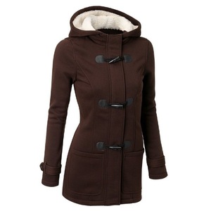 Commercio all'ingrosso di Modo Caldo di Inverno Chaquetas Cappotto Vestiti di Cotone Imbottito Fibbie di Trincea Lungo Cappotto per Le Donne - Product Image 3
